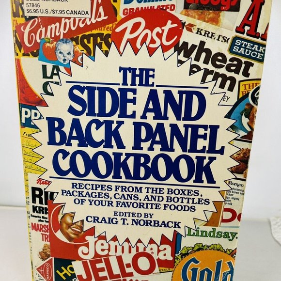 THE SIDE & BACK PANEL COOKBOOK-Recipes from Boxes, Can First Printing Vintage - Picture 4 of 12